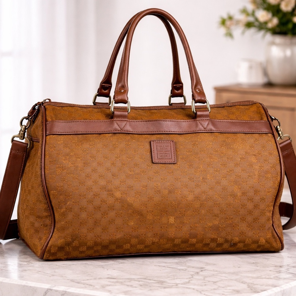 ✨ Givenchy Vintage Monogram Boston Duffel Bag ✨ - Picture 1 of 12